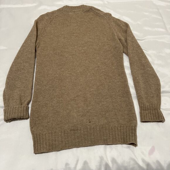 Alexander’s Sweater 100% Pure Wool Shetland Made In Scotland Size S Tan - Picture 10 of 15